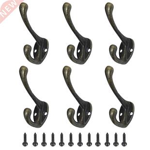 6pcs Clothes Hanger Hook Home Storage Hanger Wall Hooks for