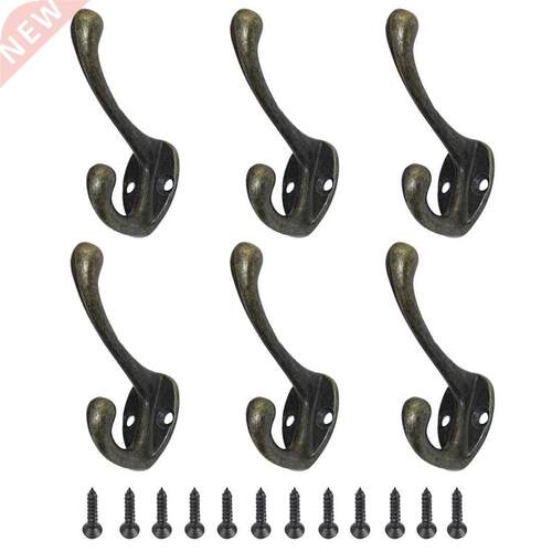 6pcs Clothes Hanger Hook Home Storage Hanger Wall Hooks for