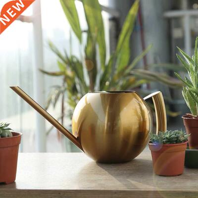1L Stainless Steel Watering Pot Gardening Potted Small Water