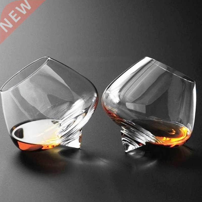 Fashioned Irregular Whiskey Glass Vintage Brandy Cocktail图片