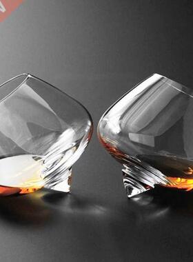 Fashioned Irregular Whiskey Glass Vintage Brandy Cocktail