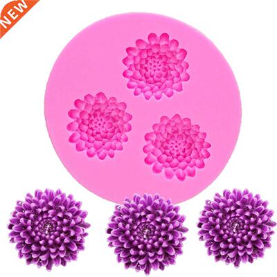 chrysanthemum Sunflower flower Candle Moulds handmade soap m