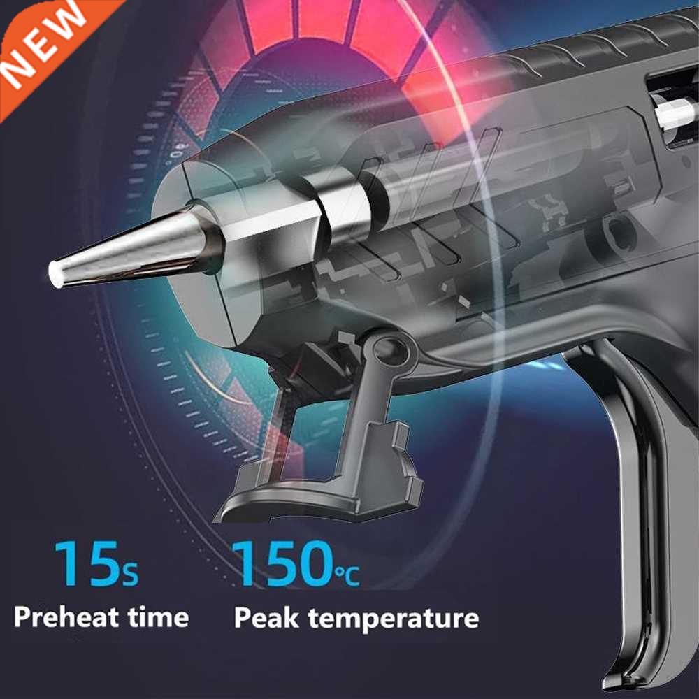 Cordless Hot Melt Glue Gun Machine with Glue-Stick USB Recha
