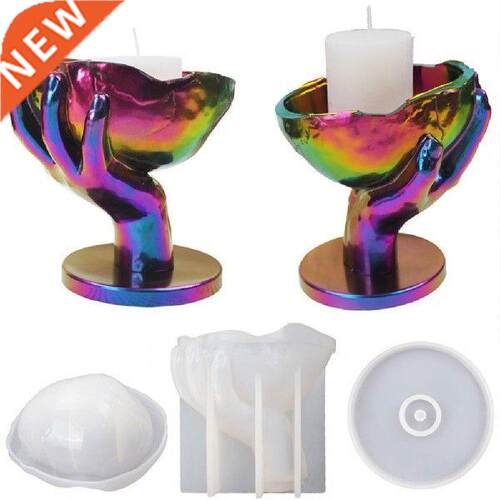 1 Set  Hand-held Skull Storage Box Silicone Mold Resin