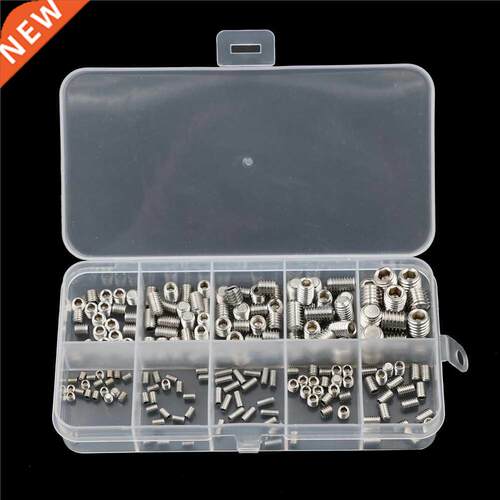 200Pcs 304 Wood Screws Allen Head Socket Hex Set Grub Screw