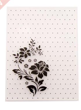 Plastic Embossing Folder Template  Scrapbook Photo Album