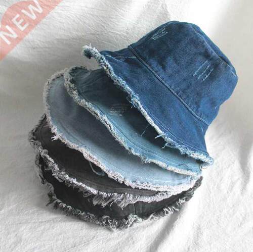 New Denim Fisherman's Hat Bucket Hat Unisex Fashion Bob Caps