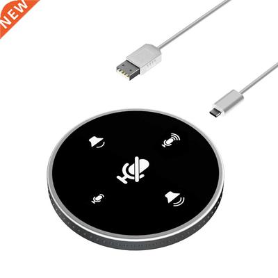 Desktop USB Conference Speakerphone Microphone Built-in Spea