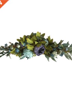 Florl Swg, rtificil Peony Flowers Swg for Front Door We