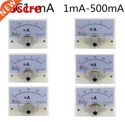 85C1-mA DC Amp Meters Analog Meter Panel Measuring Range 1mA