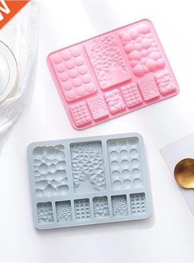 Newest 3 Style Silicone Chocolate Mold Waffle Candy Mould