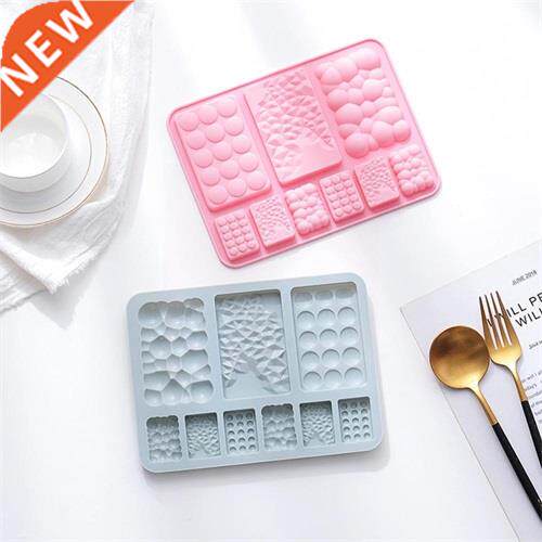Newest 3 Style Silicone Chocolate Mold Waffle Candy Mould