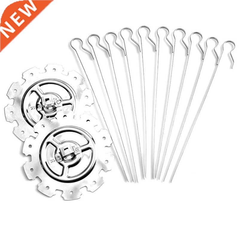10 适用于k BBQ Steel Metal Roaster Rotisserie Skewers Needle