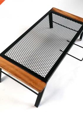 Outdoor Foldng Table ron Net Table Ant-scaldng Desgn