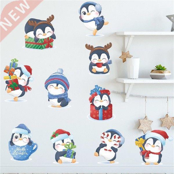 Cartoon Sticker Christmas Gift Q Version Little Penguin