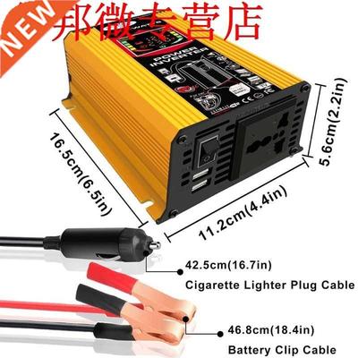 Car Inverter DC12V to AC 110V/220V 4000W Pure Sine Wave Volt