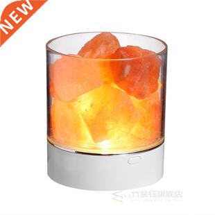 USB Natural Himalayan Salt Lamp Crystal Light Colorful Air P