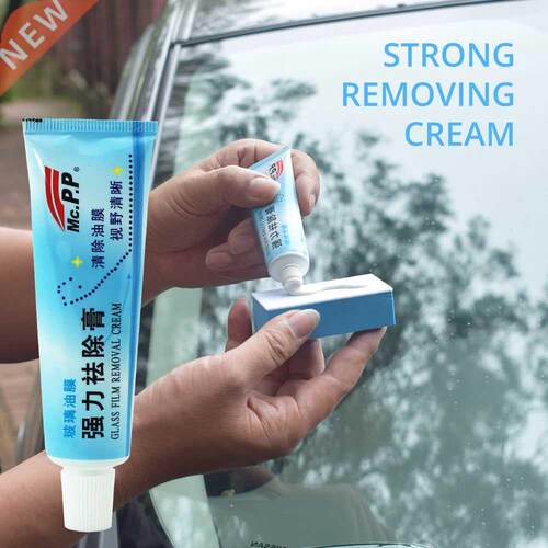 Auto Car Glass Polishing Degreaser Cleaner Oil Film Clean Po