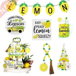 Farmhouse Tiered Tray Decor Fruit Style Decorative Ornament