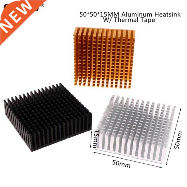 1pcs 50*50*15MM Aluminum Alloy Heatsink Panel Heat Sink CPU