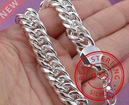 LEKANI Promotion 100% Authentic  Sterling Silver Women Ch