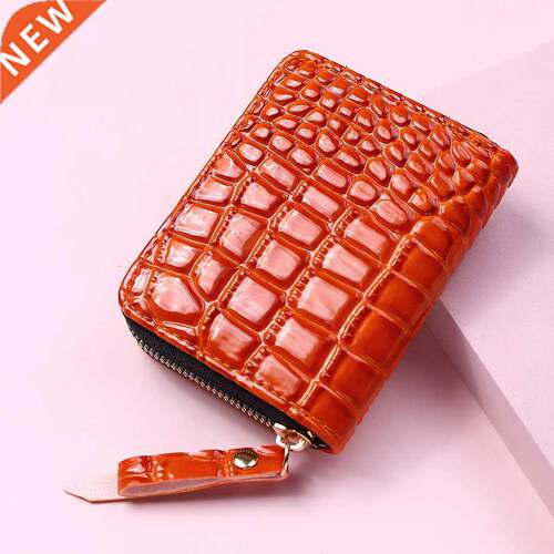 Short Wallets for Women Serpentine Leather PU Luxury Brand G