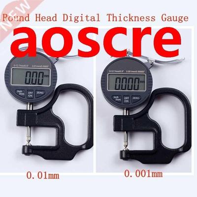 Round Head Electronic Digital Thickness Gauge 0.001mm 0.01 M