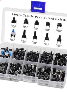 10 kinds Values 180PCS Tactile Push Button Switch micro-trig