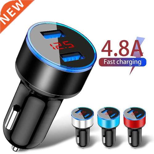 4.8A LED Display USB Phone Charger Car-Charger for Xiaomi Sa