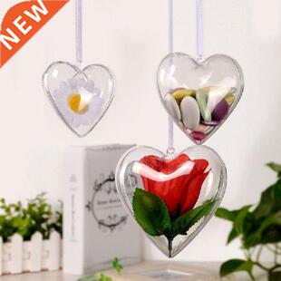 Clear Plastic Fillable Ornaments Ball for Christmas Wedding