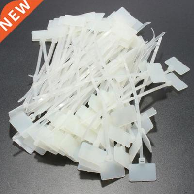 250pcs 4*150 mm White Nylon Zip Cable Tie Label Strap Strip