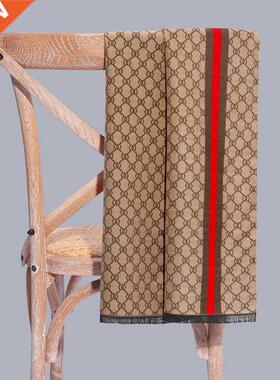 High Quality Cashmere Scarf Men Luxury Brand Designer Busine