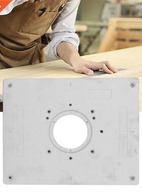 Woodworking Table Aluminum Alloy Router Table Insert Plate w