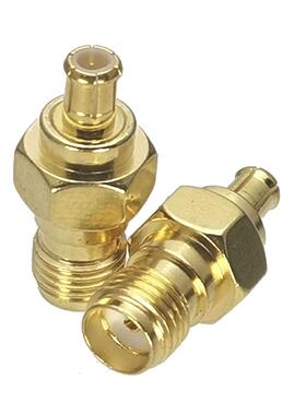 10Pcs SMA Female Jack to MCX Male Plug RF Adapter Connector