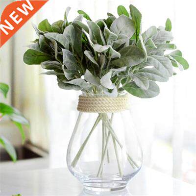 Smulaton Rabbt Ear Plants Artfcal Slk Branch Leaves