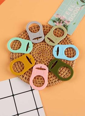 Baby Pacifier Holder Clip Adapter Silicone Button Mam Ring 5