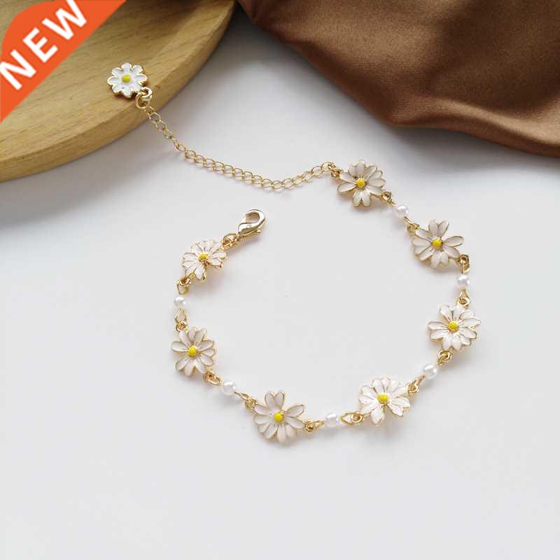 Fashion Sweet Daisy Flower Bracelets Personality Minimalist