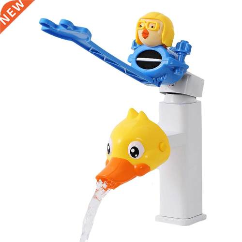 Tap Handle and Nozzle Extender for Children Faucet