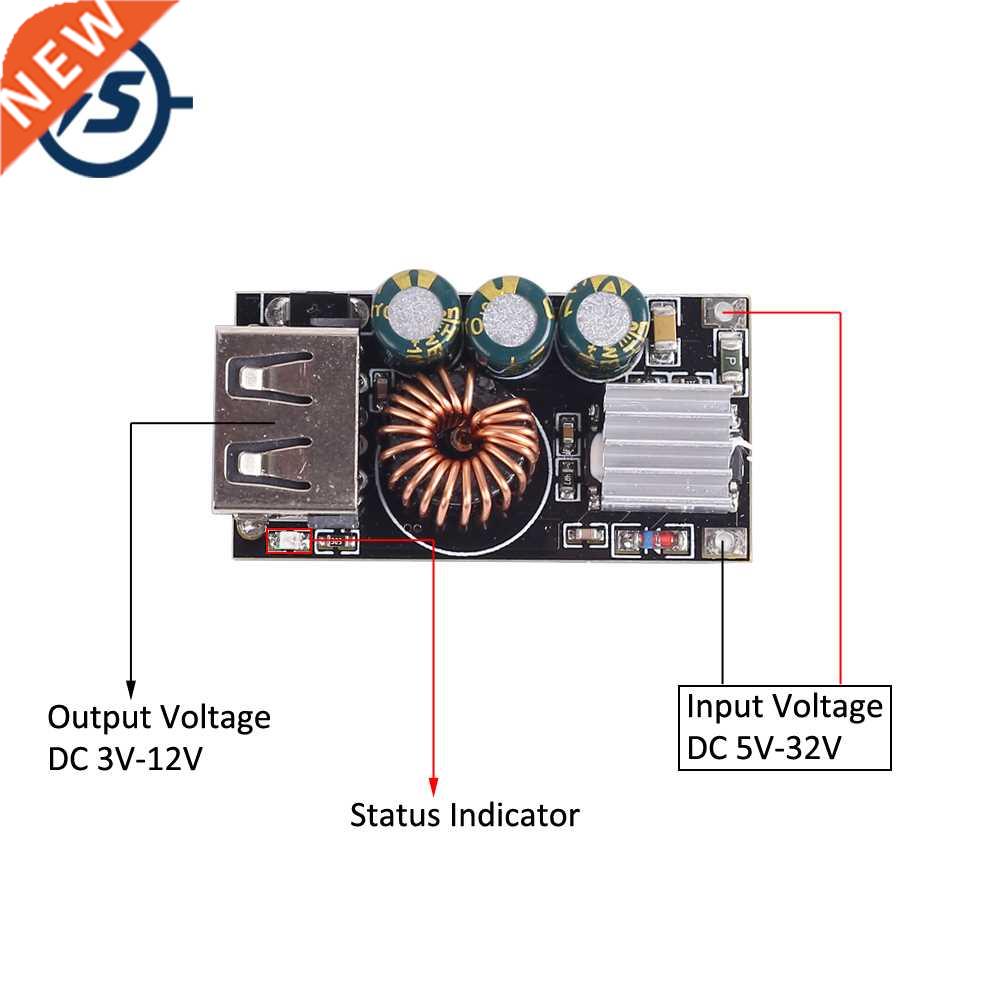 Emergency Charging Board QC.0 DIY Charger DC Step-Down Modu