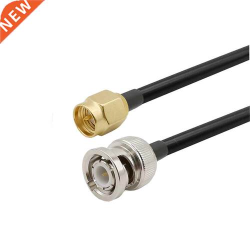 BNC Male to SMA Male RF Coaxial Connector 50 Ohm RG58 Cable