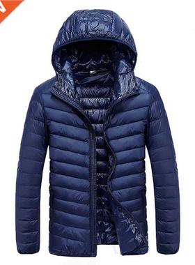 2022 Autumn Men's Ultralight 90% White Duck Down Jacket Male