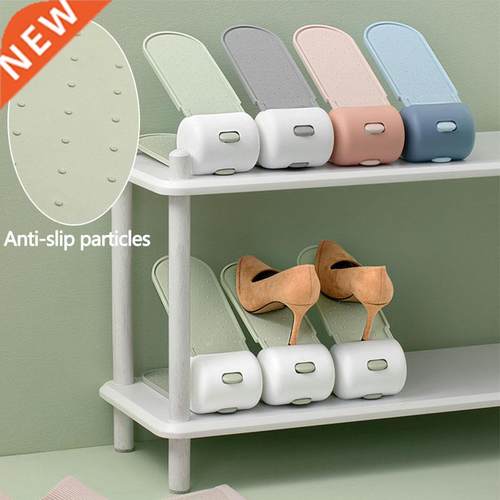 Double-Layer Adjustable Shoe Rack Integrated Shoe Storage
