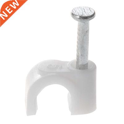 60 Pcs Wall Mount 5mm Da Cable Crcle Nal Clps Fasteners