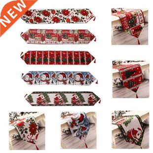 Table Runner Christmas Dining Tablecloth Decoration Xmas Hol