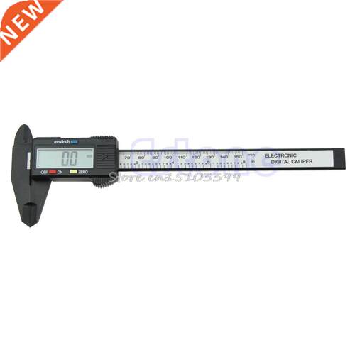 Hard 6 inch 150mm Electronic Digital LCD Carbon Fiber Vernie