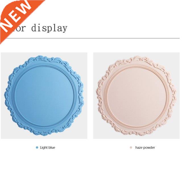 Silicone Round European Style Embossed Heat Insulation Table