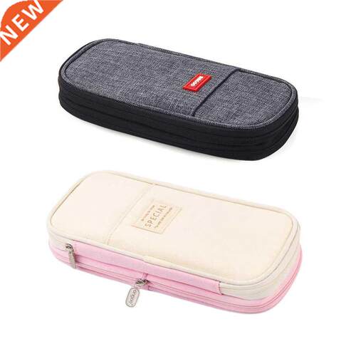 Pencil Case Stati 1ry Box Students Girls Canvas Large