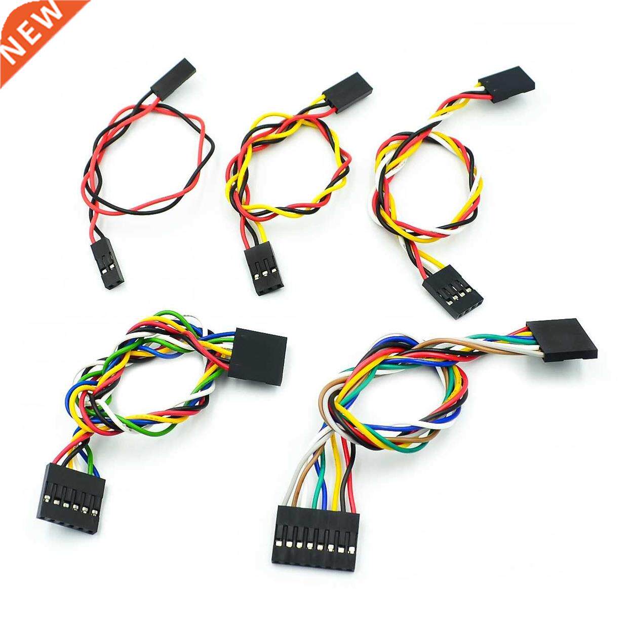 10PCS/LOT 2/3/4/6/8 PIN 20cm jumper wire/dupont cable breadb