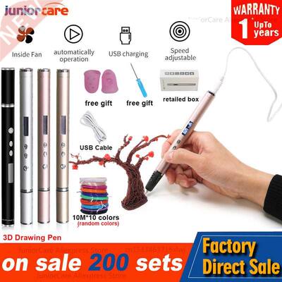 RP900A D Pen  D Printing Pen OLED Display 6 Speed Adjus