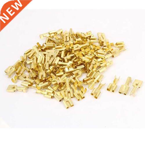 Car 6.3mm Crimp Electrical Connector Terminalsx100